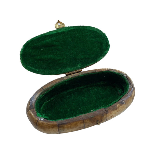 Oval Bone Box