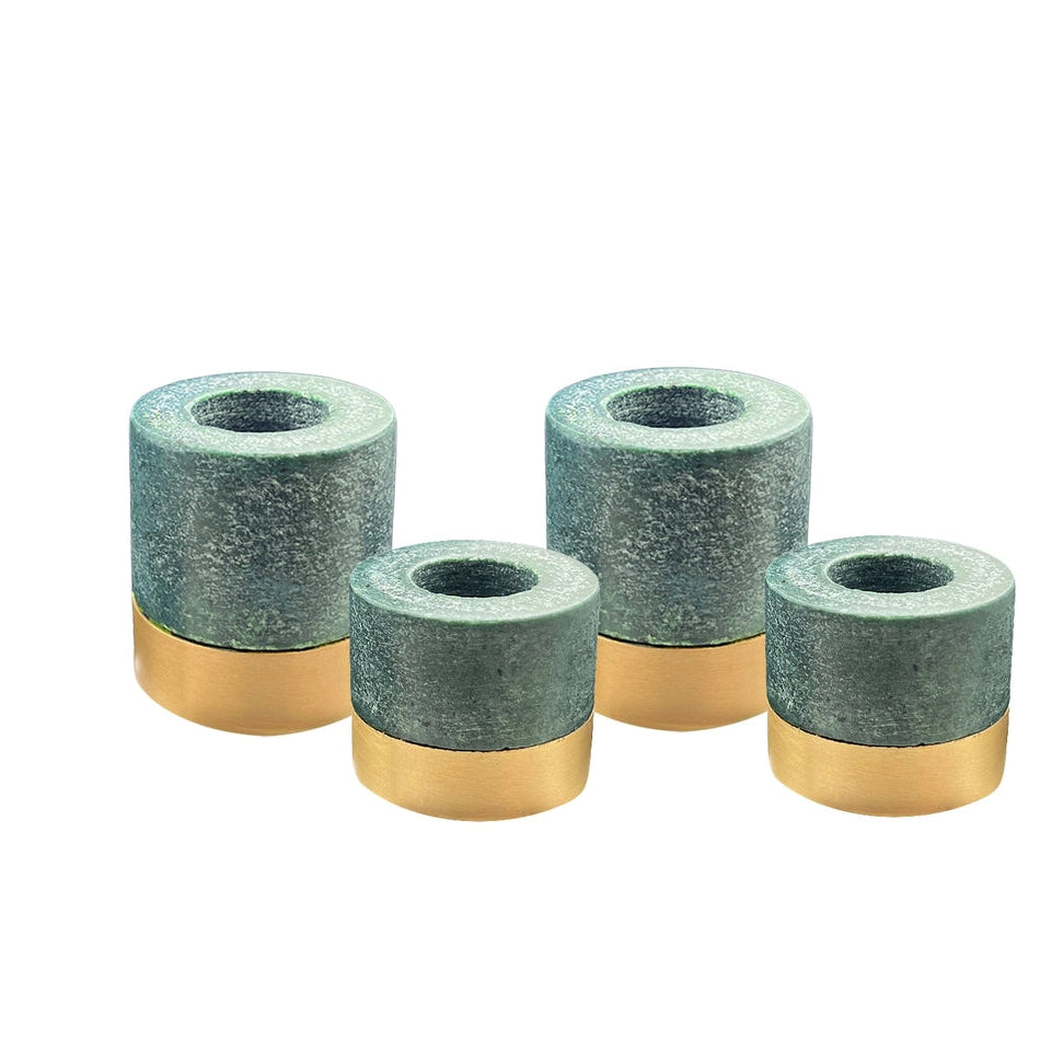 Verona Marble Taper Holder Set of 4