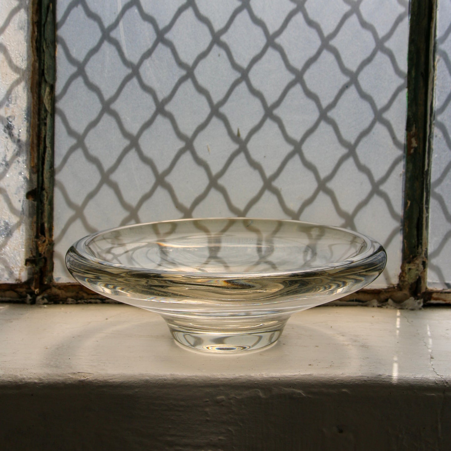 1940s Edvin Ohrström Glass Bowl