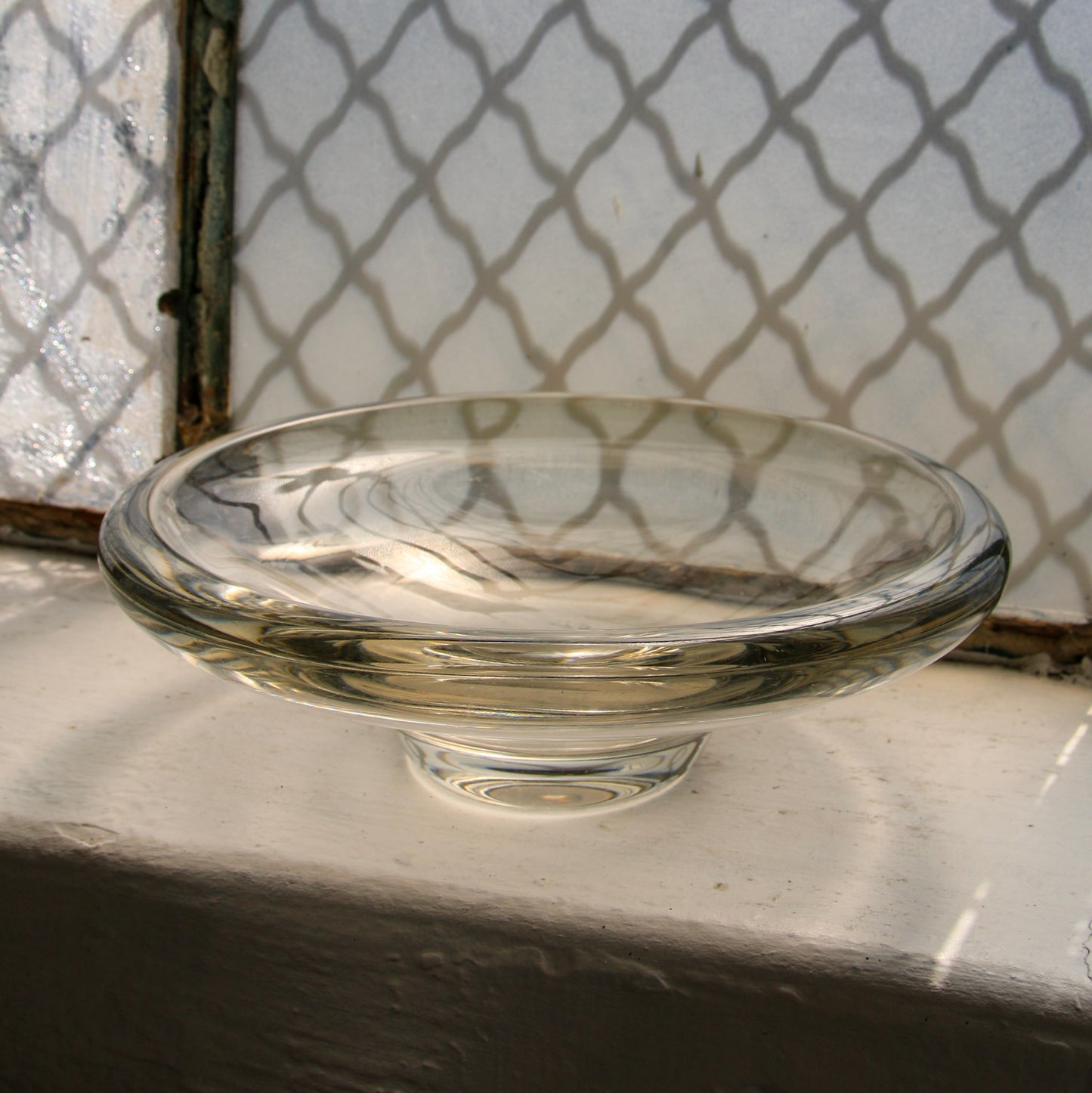 1940s Edvin Ohrström Glass Bowl