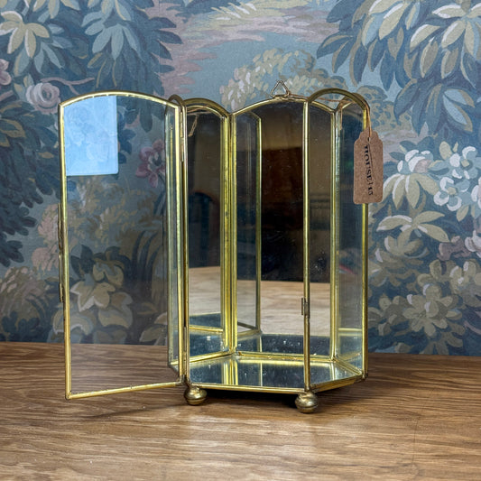 Brass Sconce Display Case