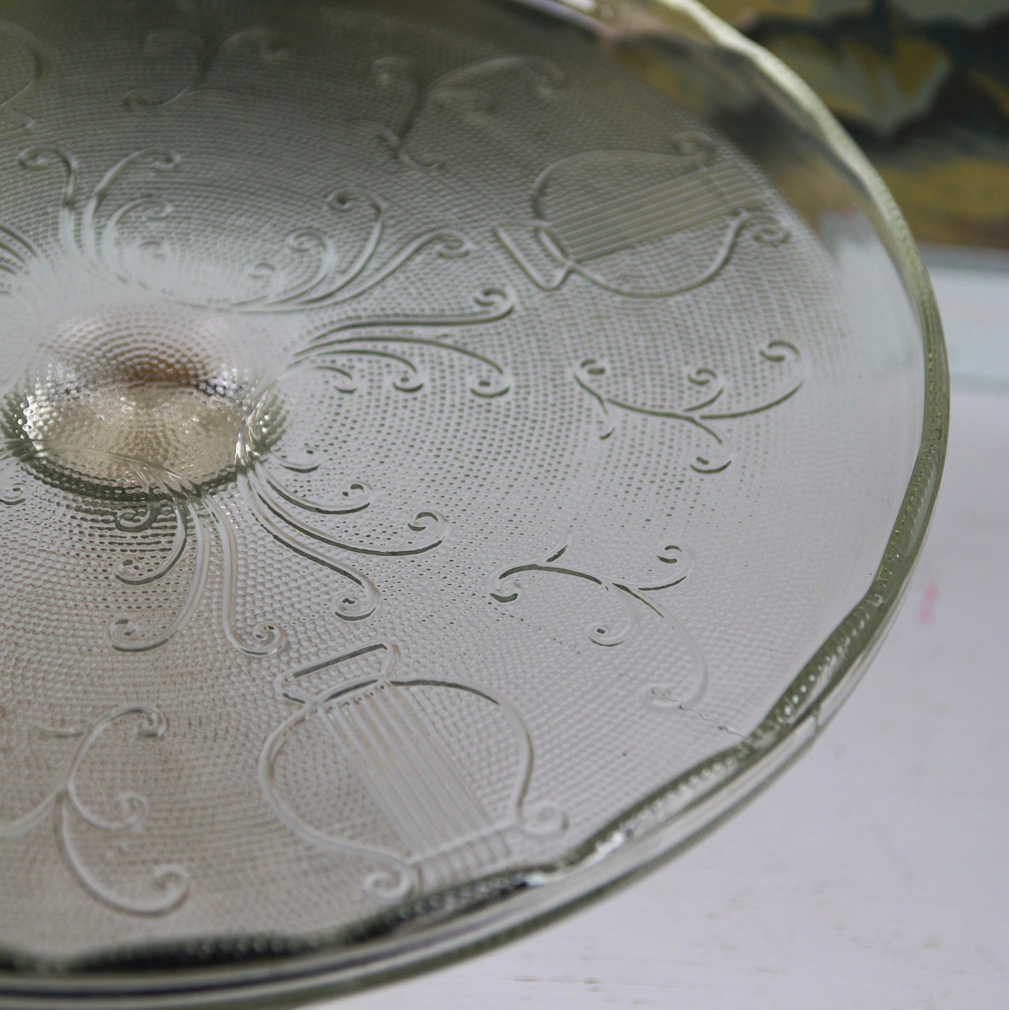 Etched Cake Stand