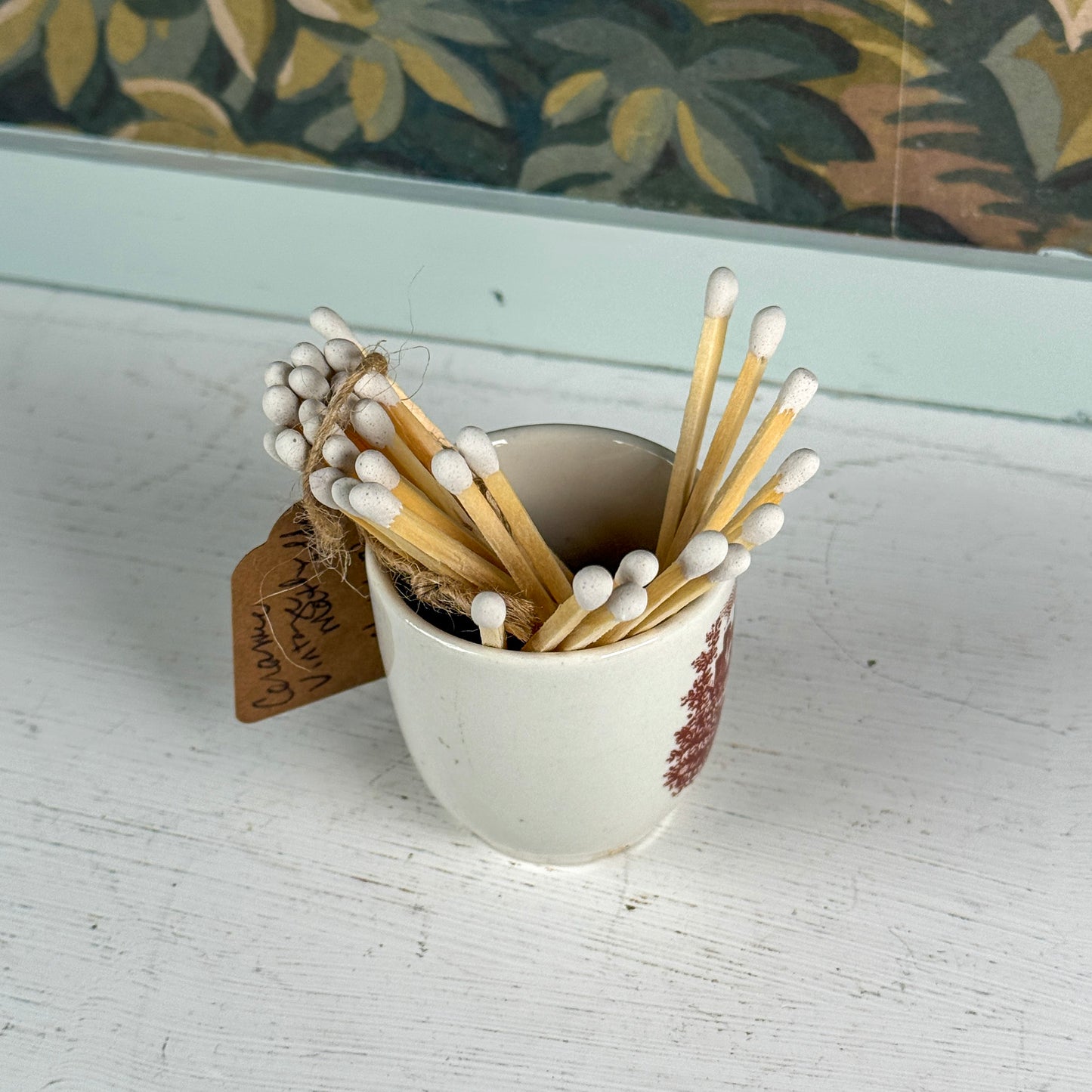 Ceramic Vintage Match Holder