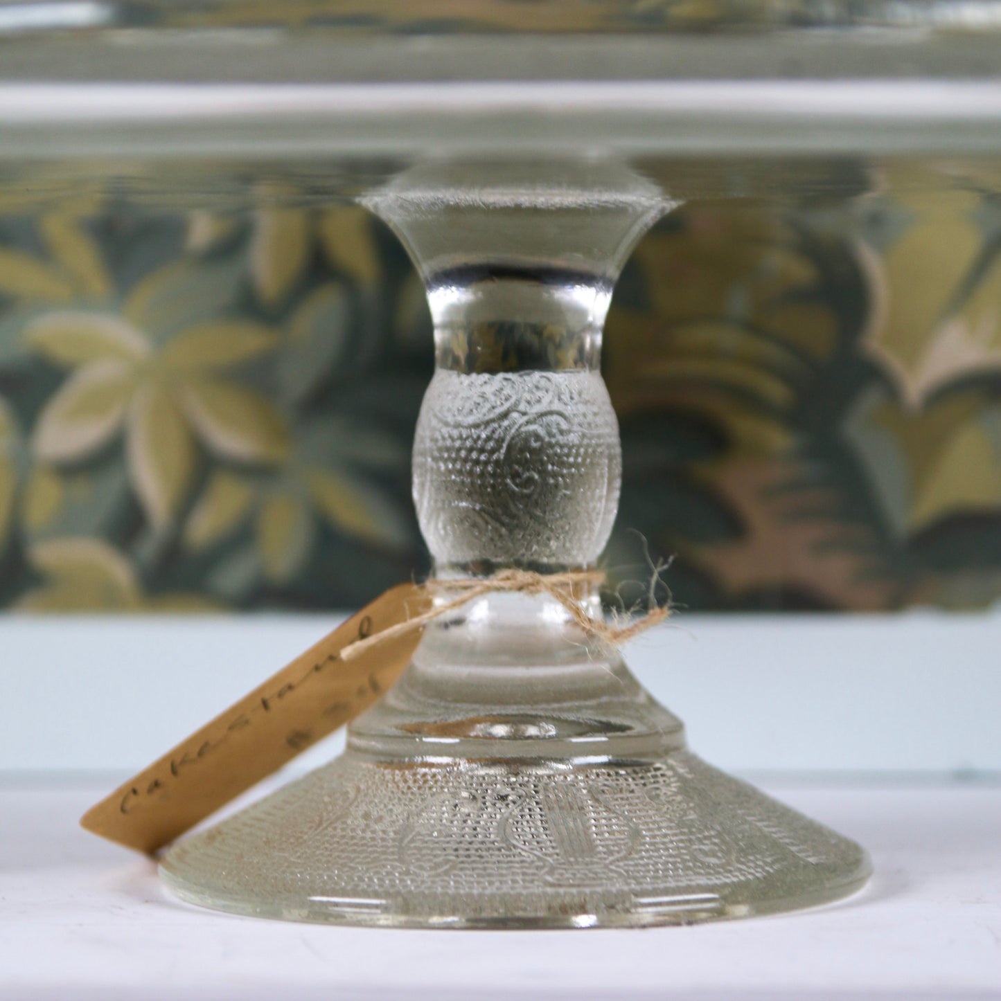Etched Cake Stand