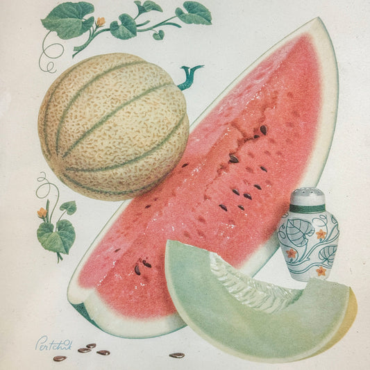 Vintage Watermelon Print