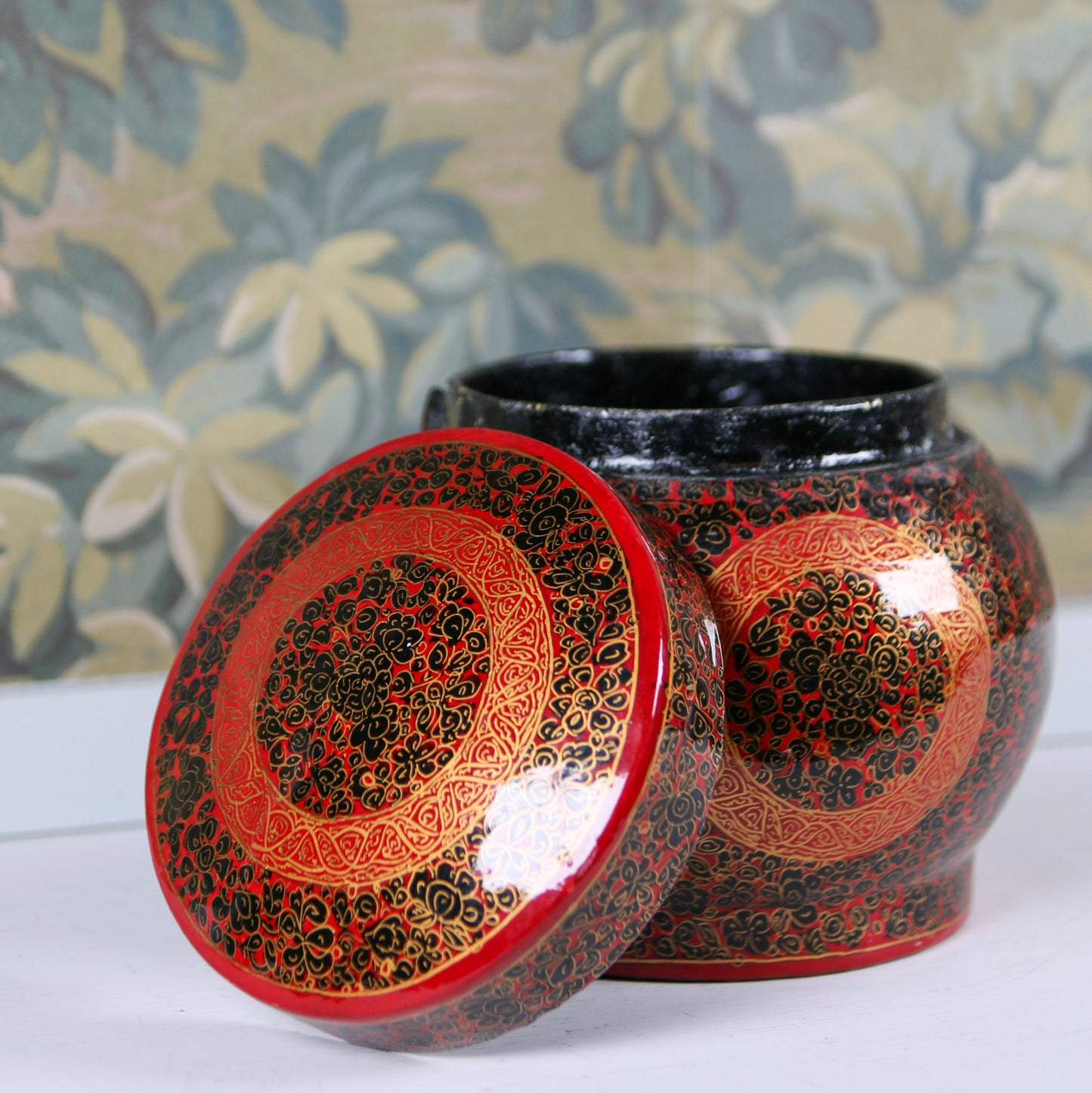 Paper Mâché Covered Box