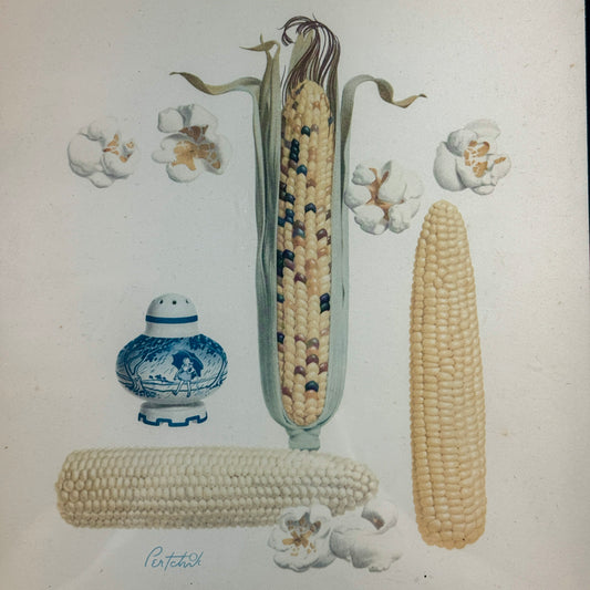Vintage Corn Print