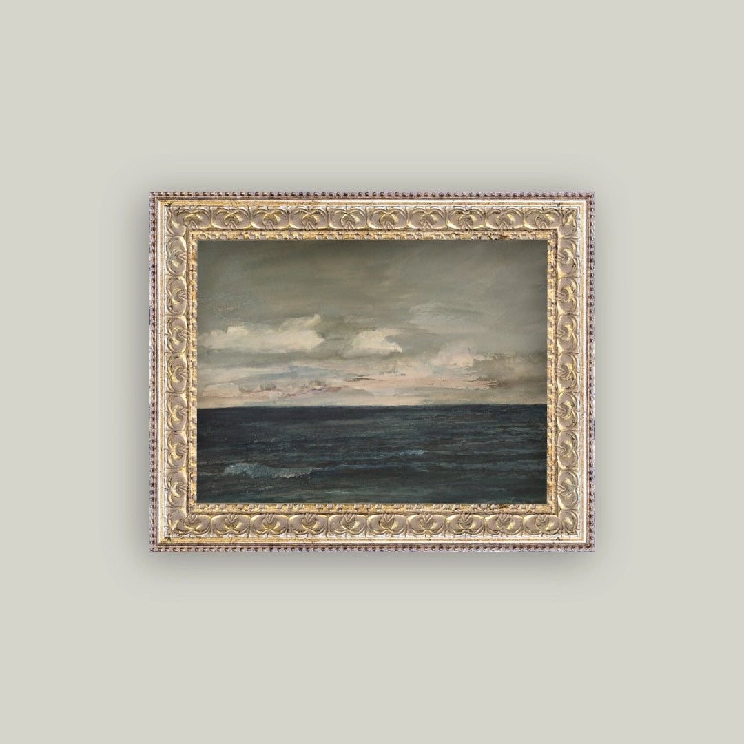 "Ocean View" Painting Framed Reproduction