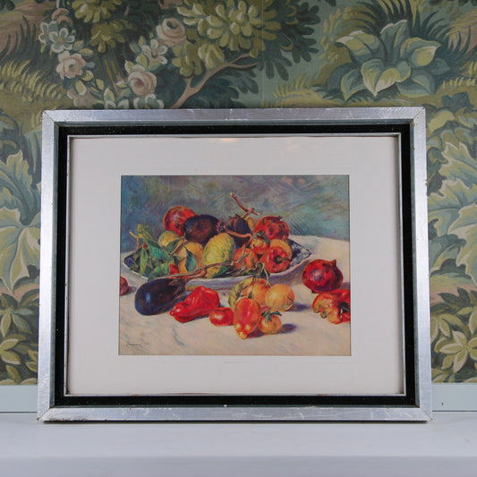 Vintage Framed Still Life Print