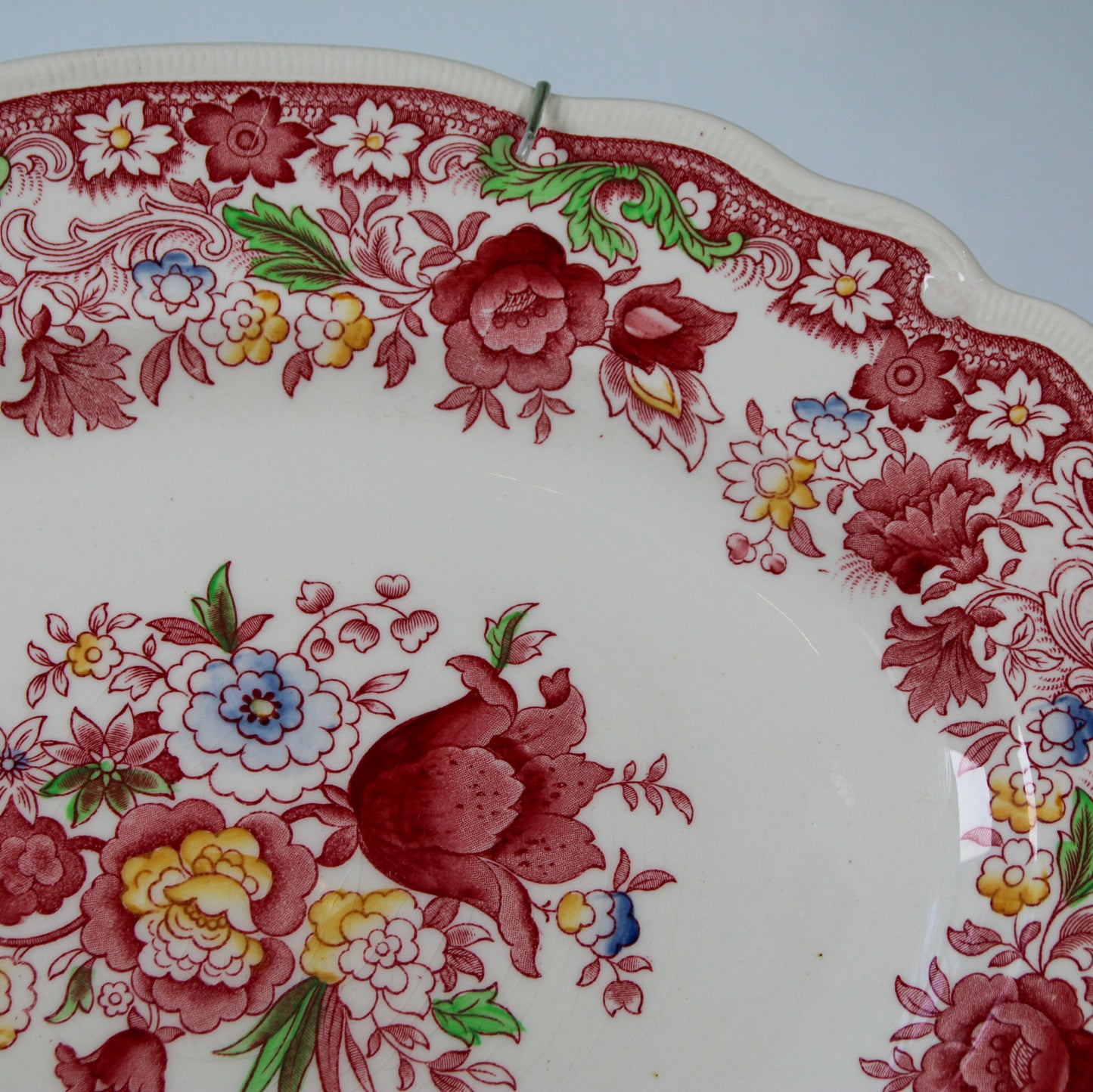Johnson Brothers Dorchester Oval Serving Platter with Plate Holder
