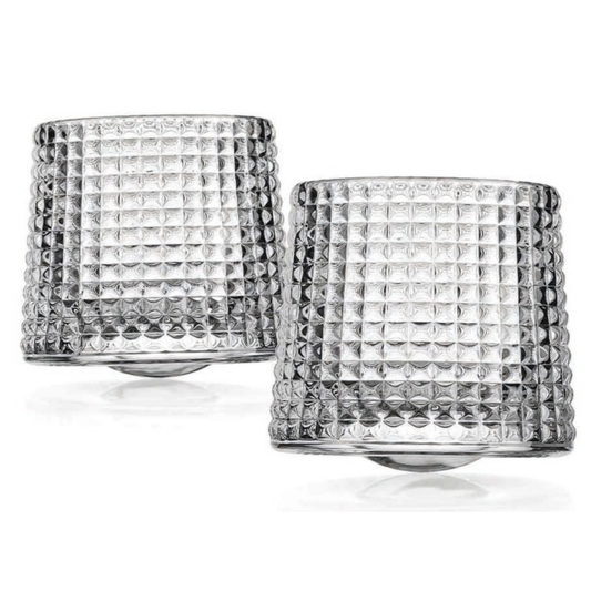 Godinger Spinning Crystal Whiskey Glasses