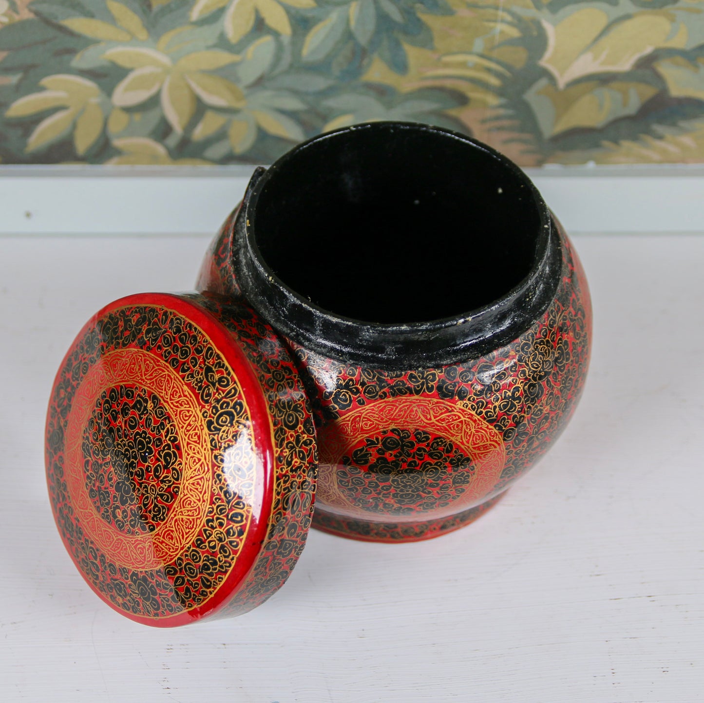 Paper Mâché Covered Box