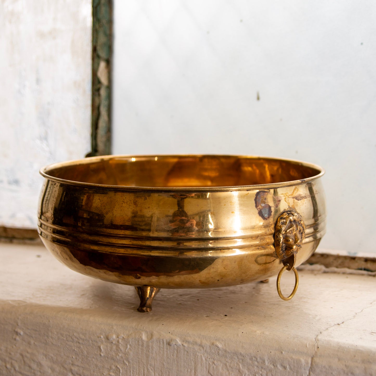 Hosley International Brass Bowl