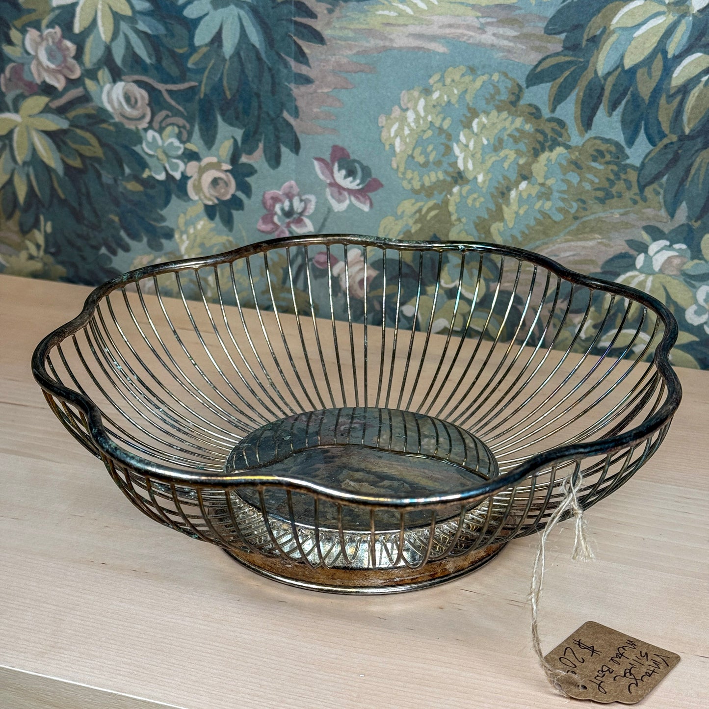 Vintage Silver Metal Bowl