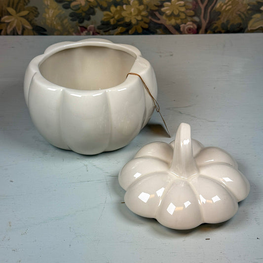 Creamy White Pumpkin Jar