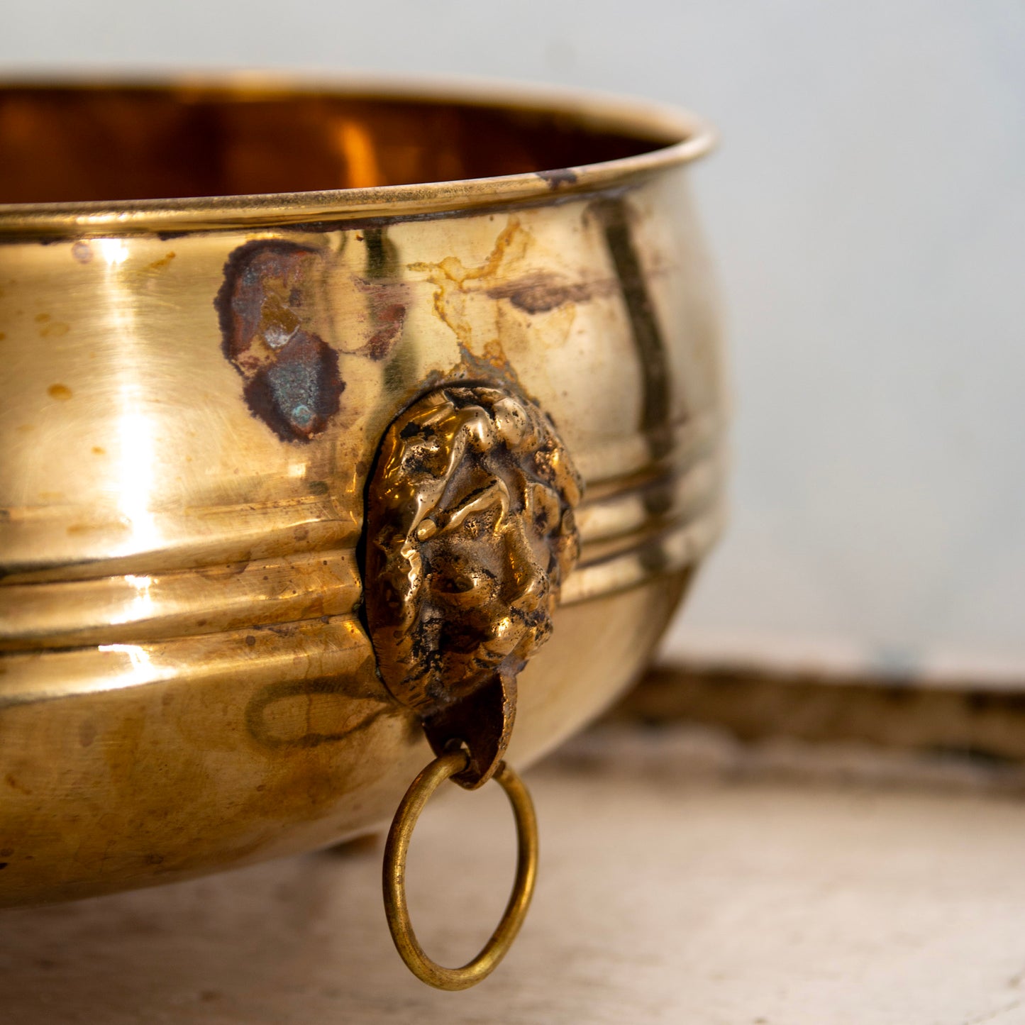 Hosley International Brass Bowl
