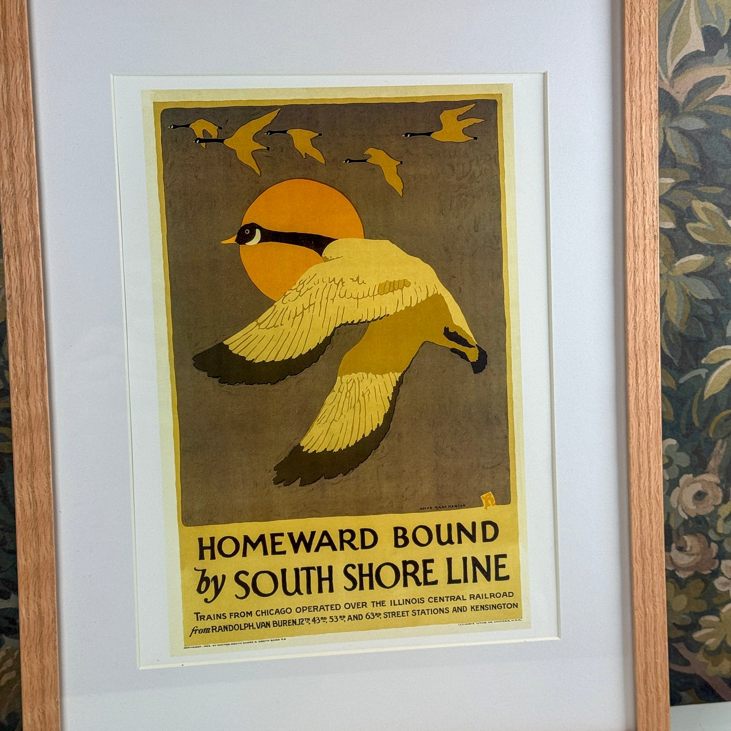 Homeward Bound by South Shore Line Framed Print