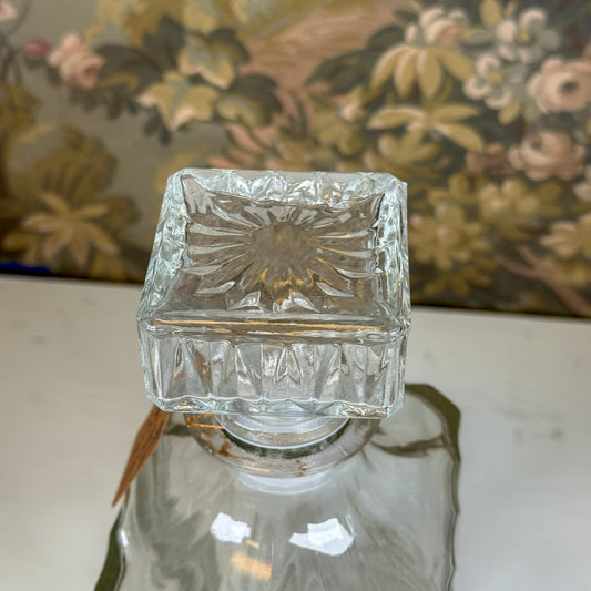 Vintage Block Decanter