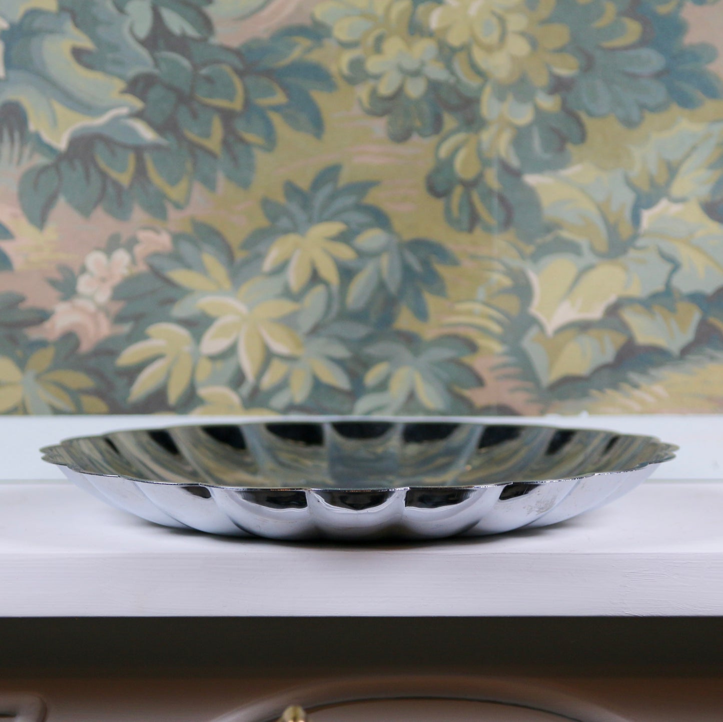 Silver Scalloped Bowl