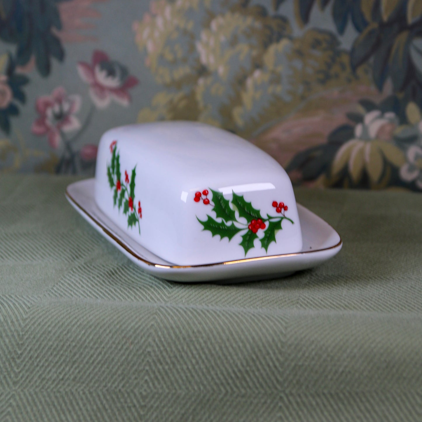Christmas Butter Dish