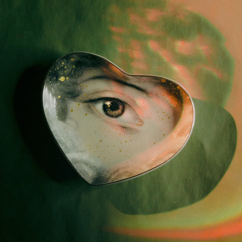 Stardust Eye Ceramic Heart Dish
