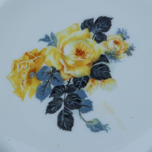 Vintage Floral Plate