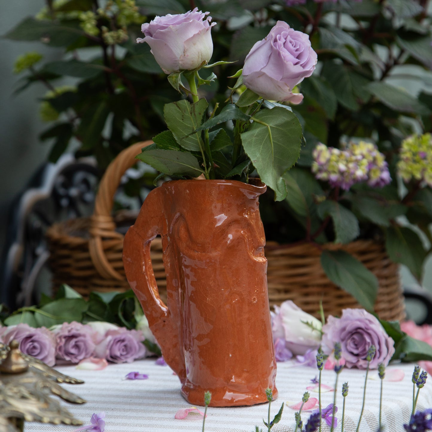 Handmade Ugly Pottery Pitcher