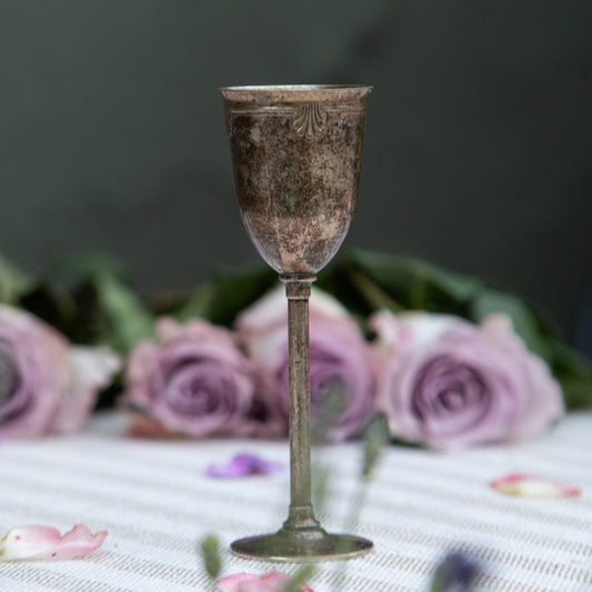 Vintage Silver Liquor Goblets