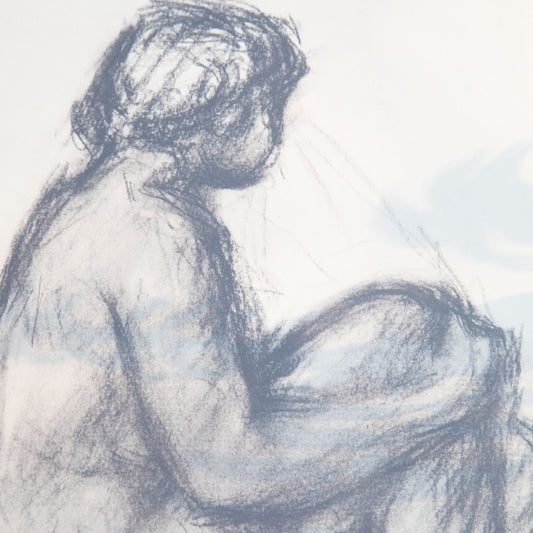 Framed Nude Sketch Print #3