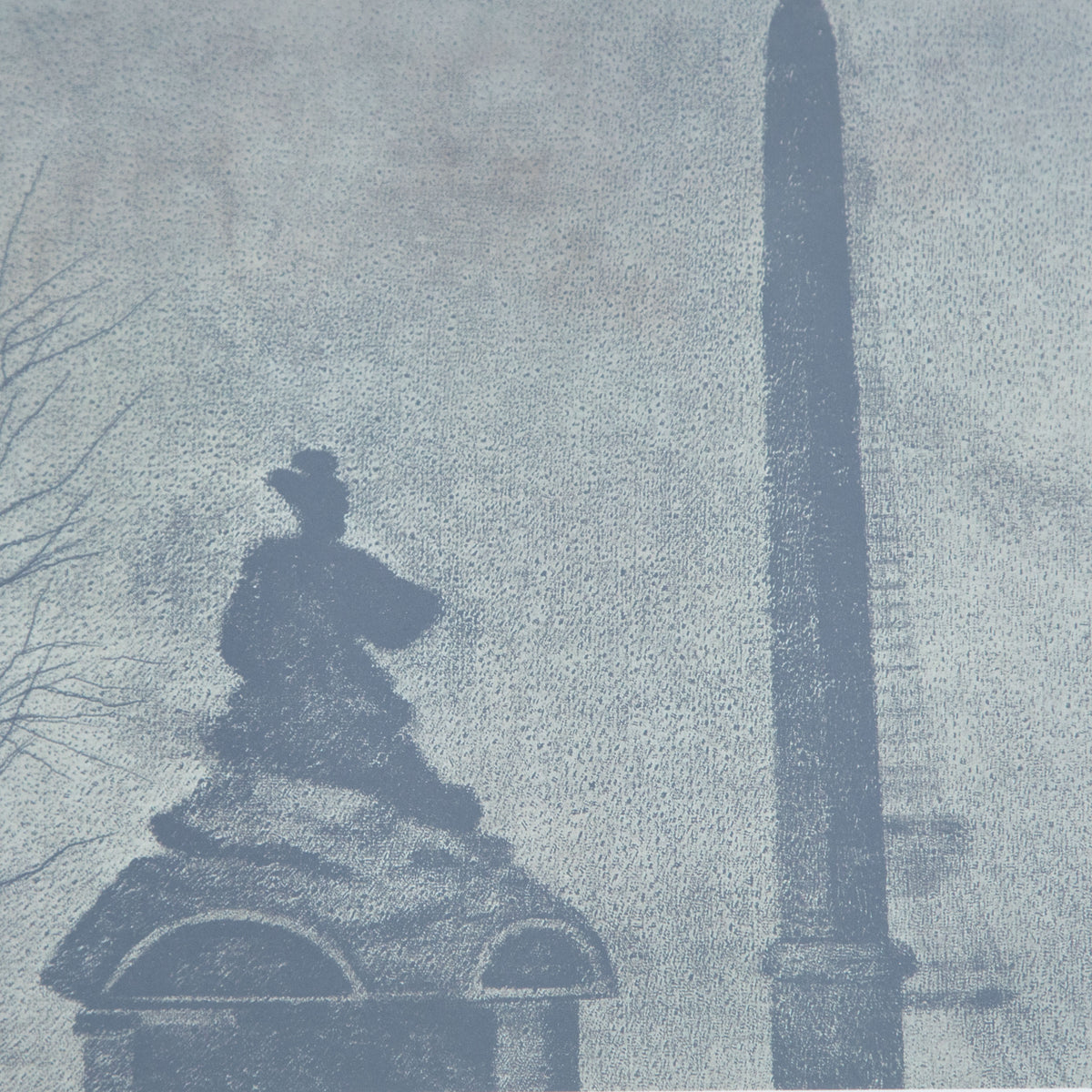 Framed Vintage Monument Print