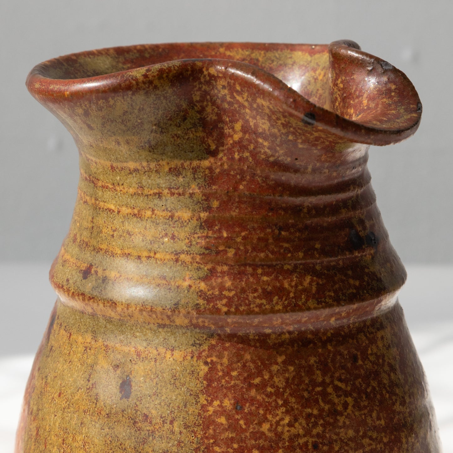 Handmade Red Pottery Pitcher