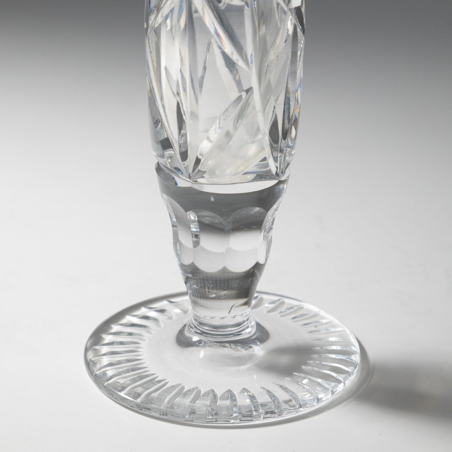 Crystal Hourglass Bud Vase
