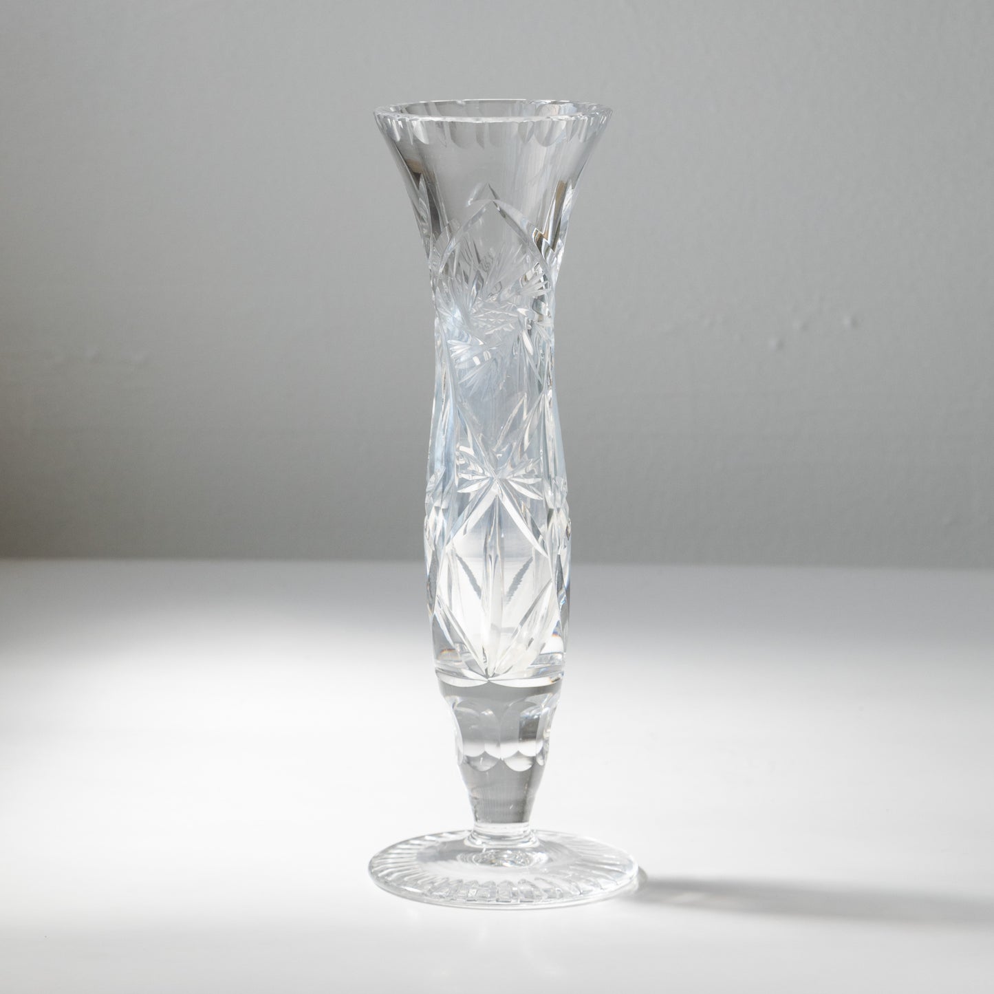 Crystal Hourglass Bud Vase