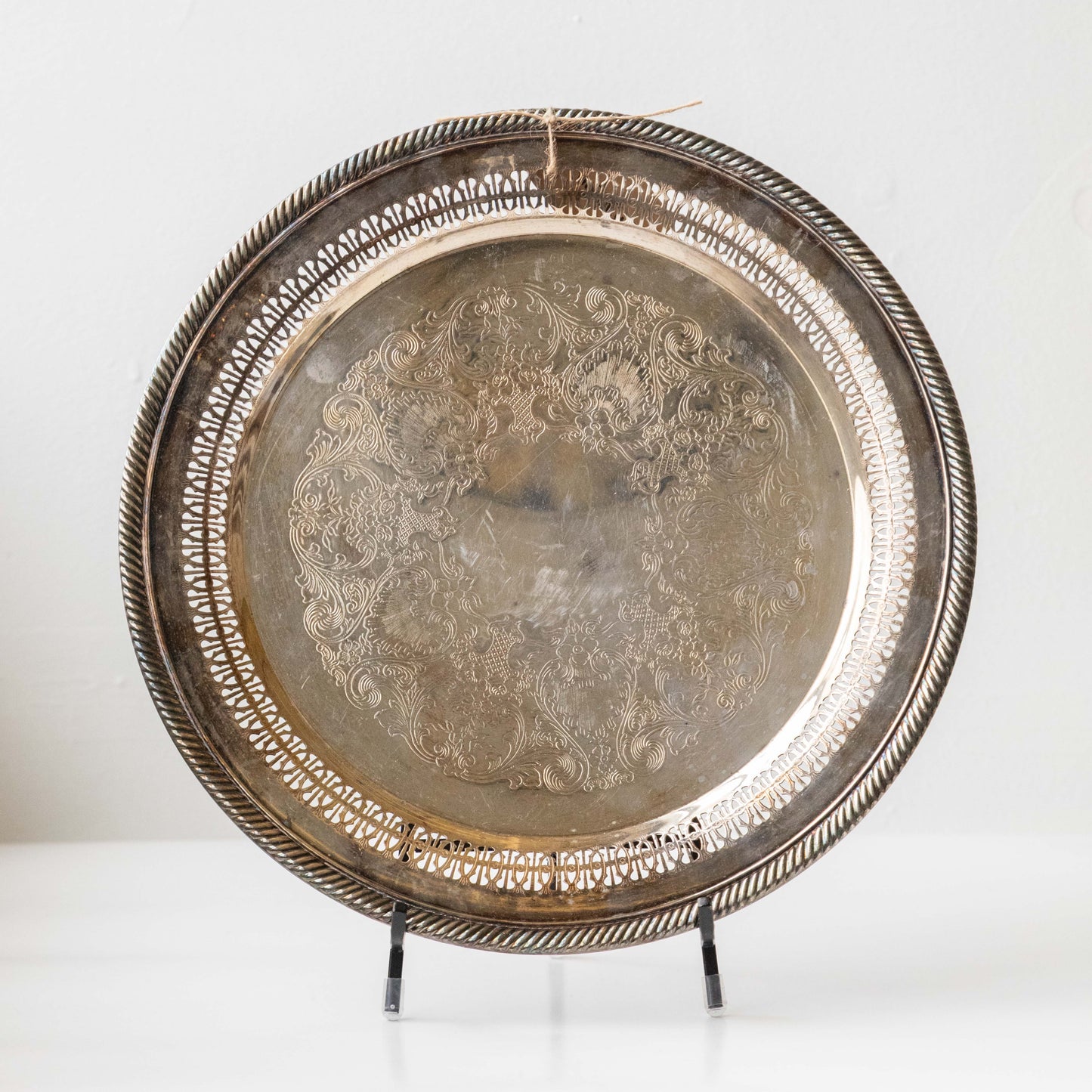 12" Silver Tray