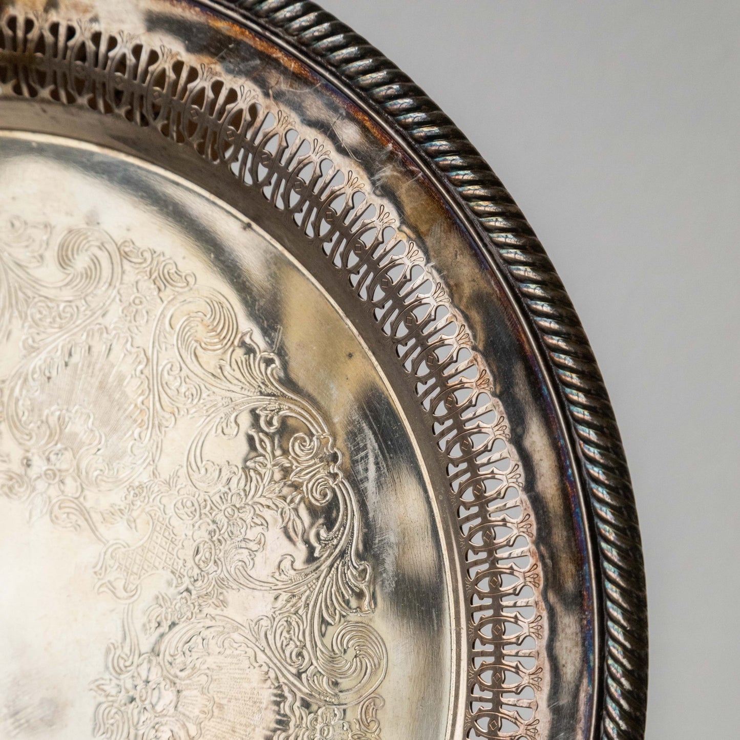 12" Silver Tray