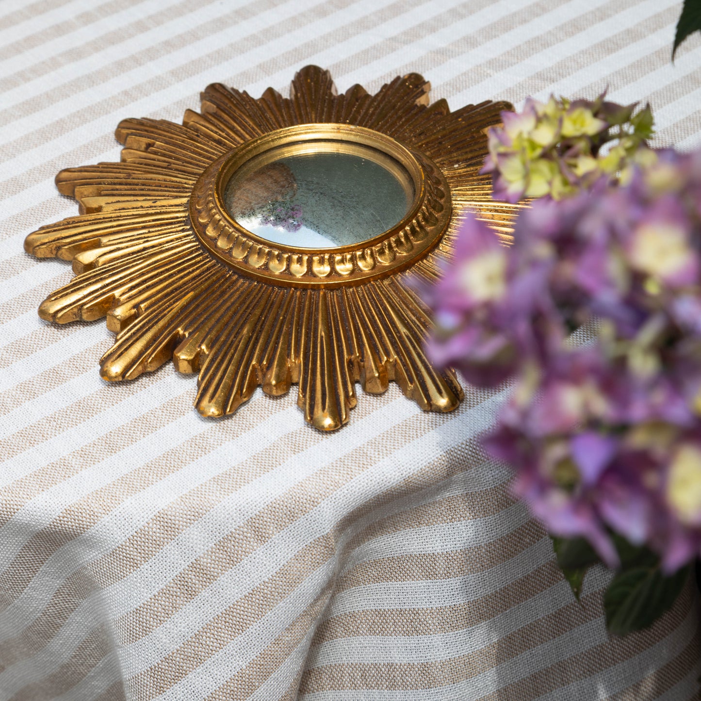 Vintage French Sunburst Mirror