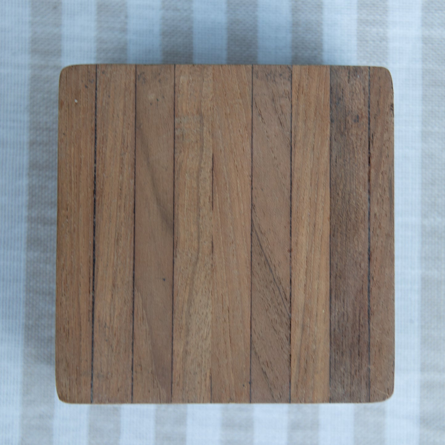 Square Wooden Plant Stand