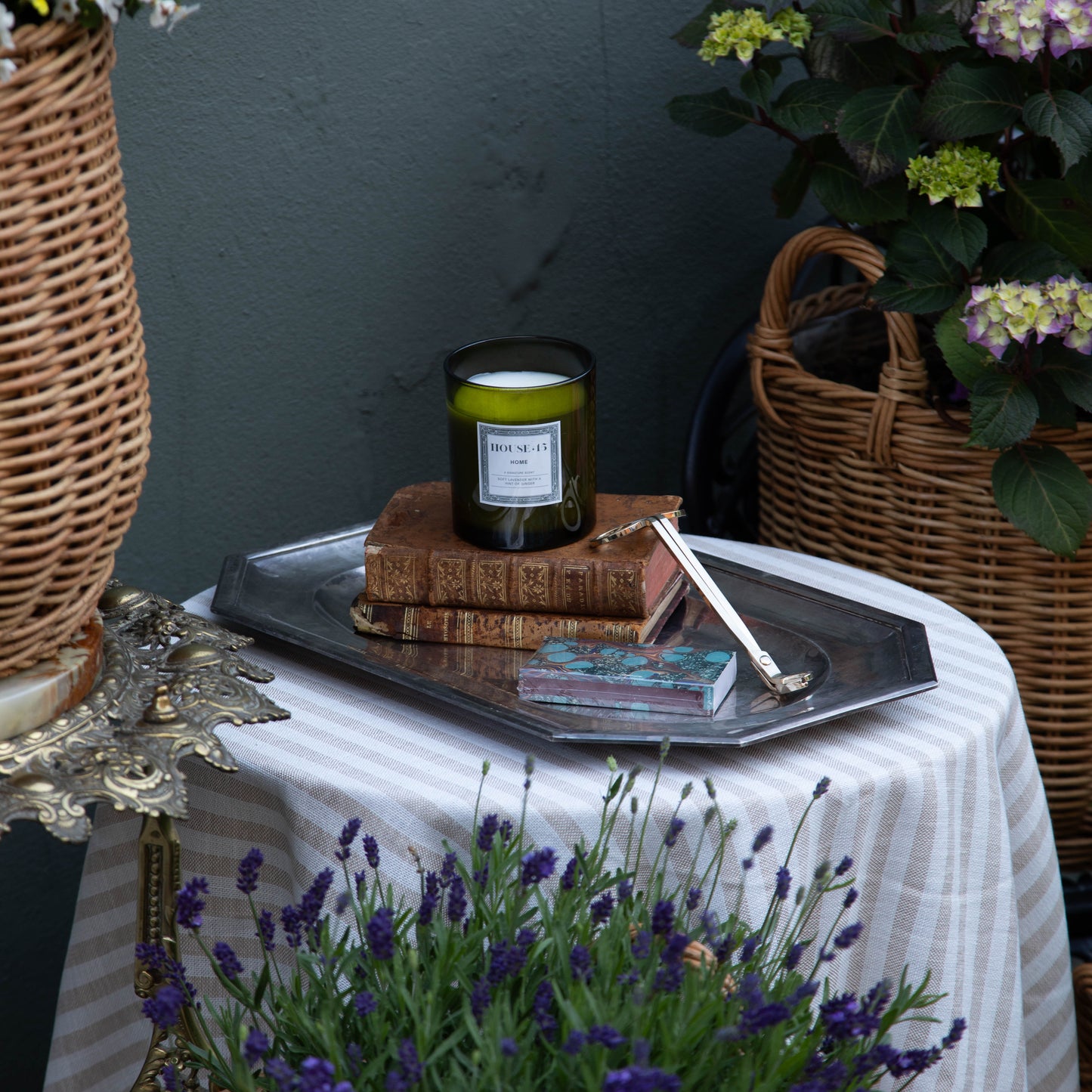 Large Vintage Silver Tray