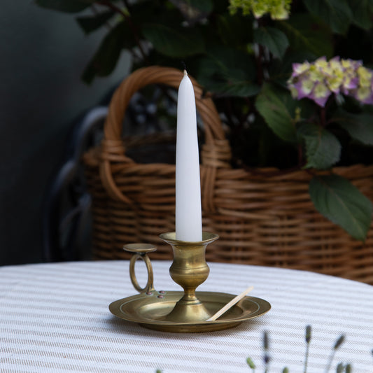 Brass Chamberstick Candle Holder