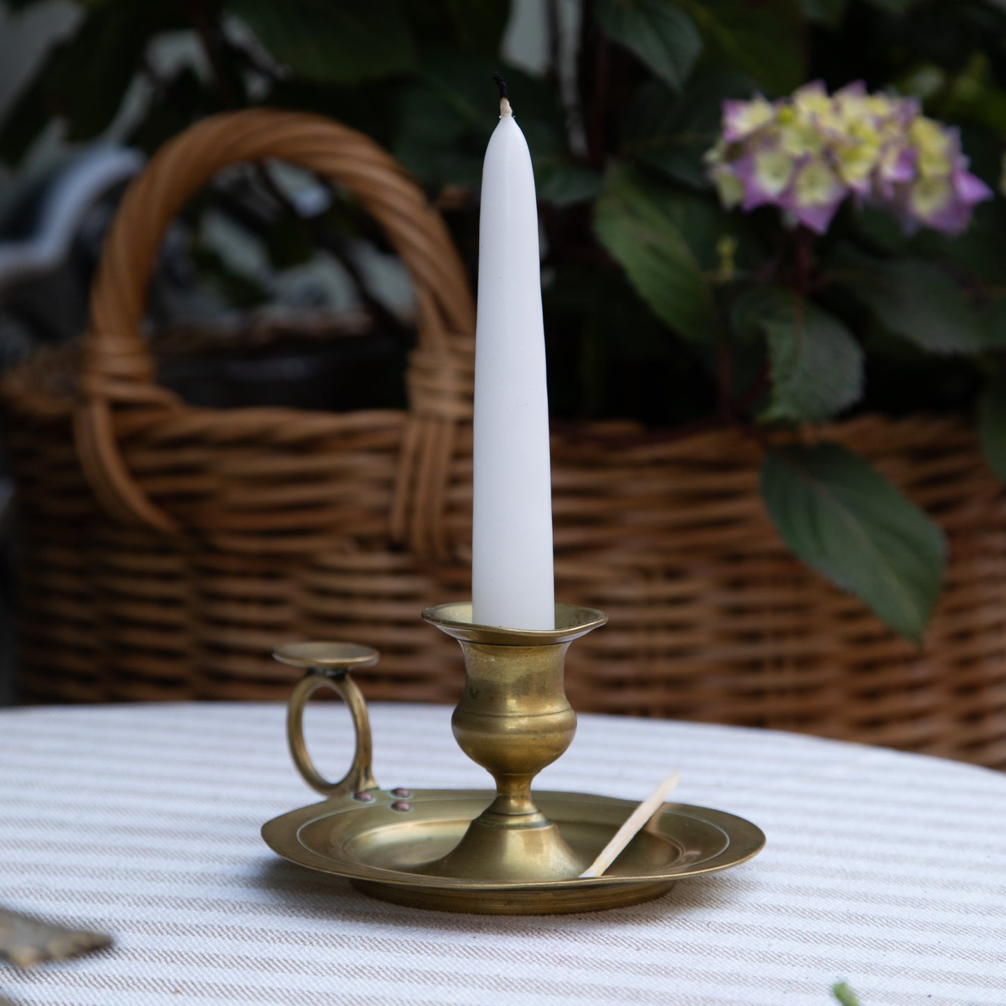Brass Chamberstick Candle Holder
