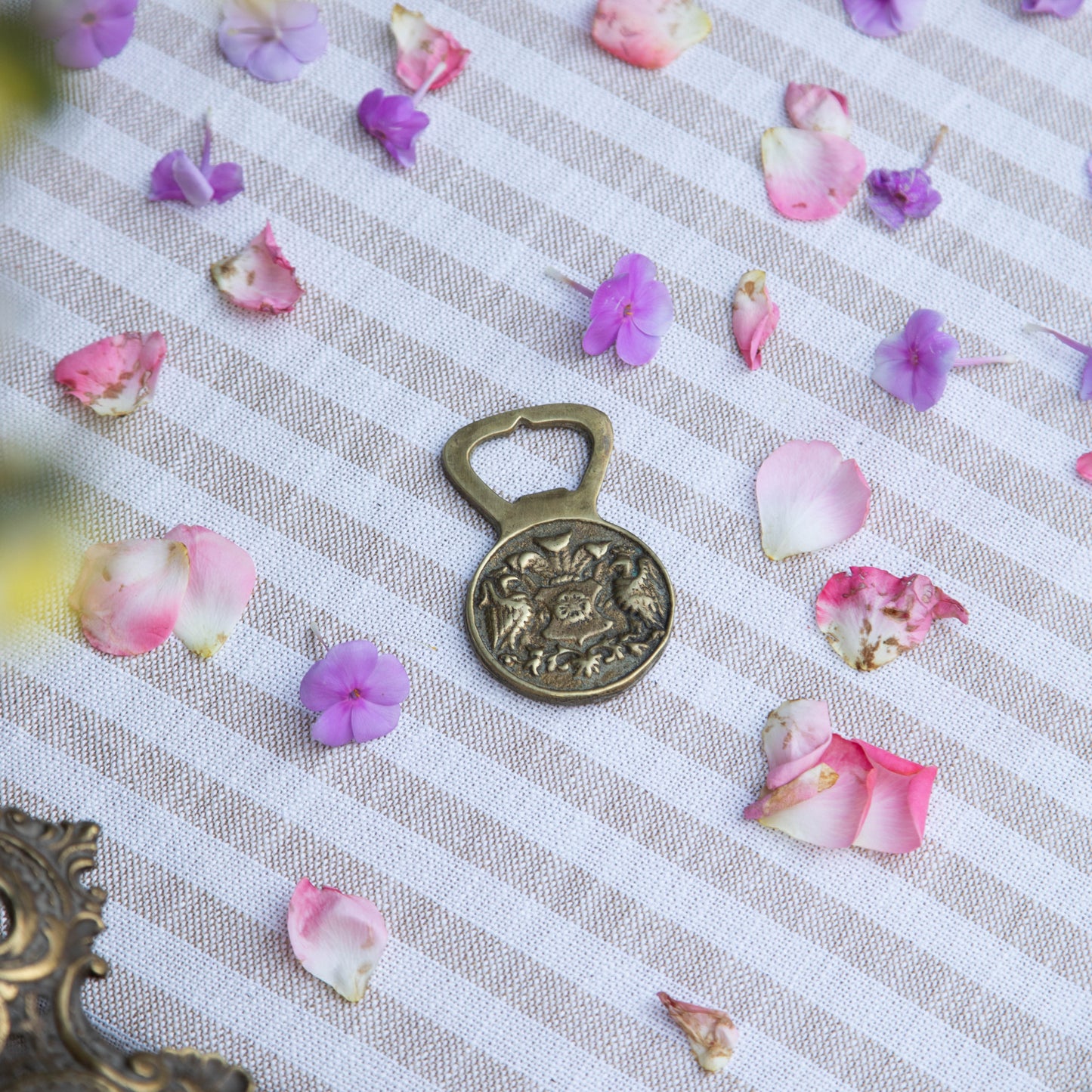 Coat of Arms Brass Bottle Opener