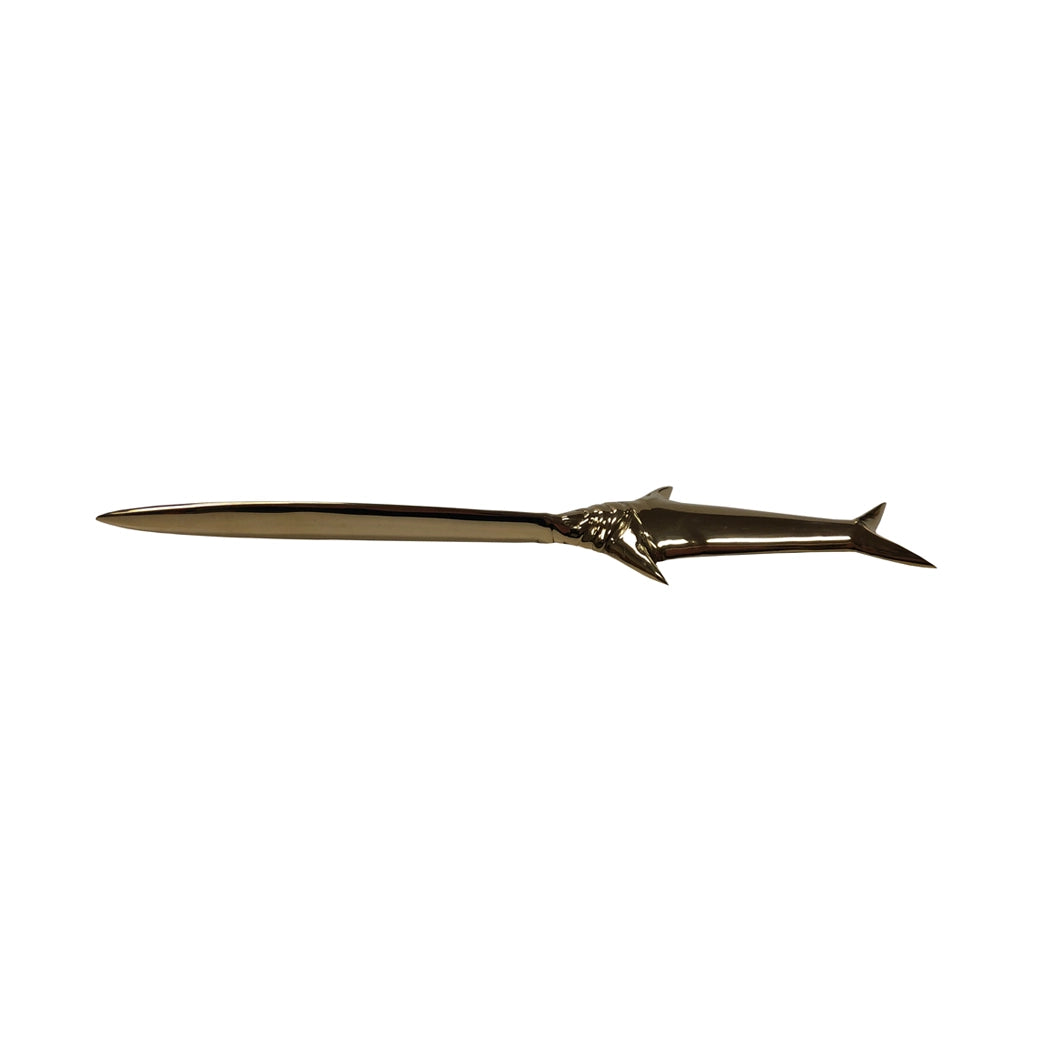 Brass Swordfish Letter Opener