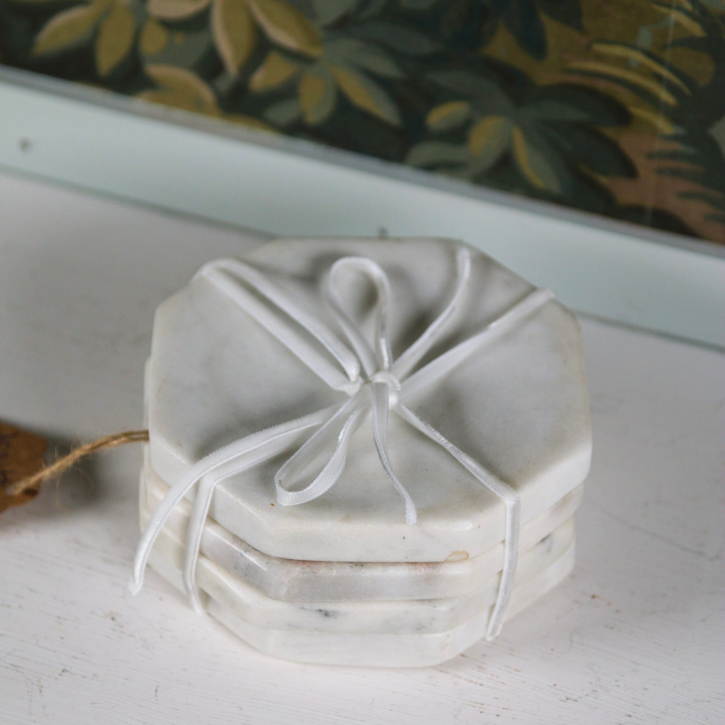 Set of 4 Marble Coasters