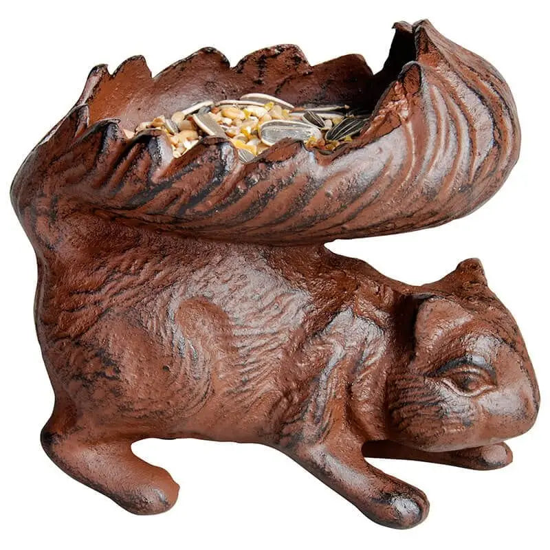 Cast Iron Squirrel Feeder