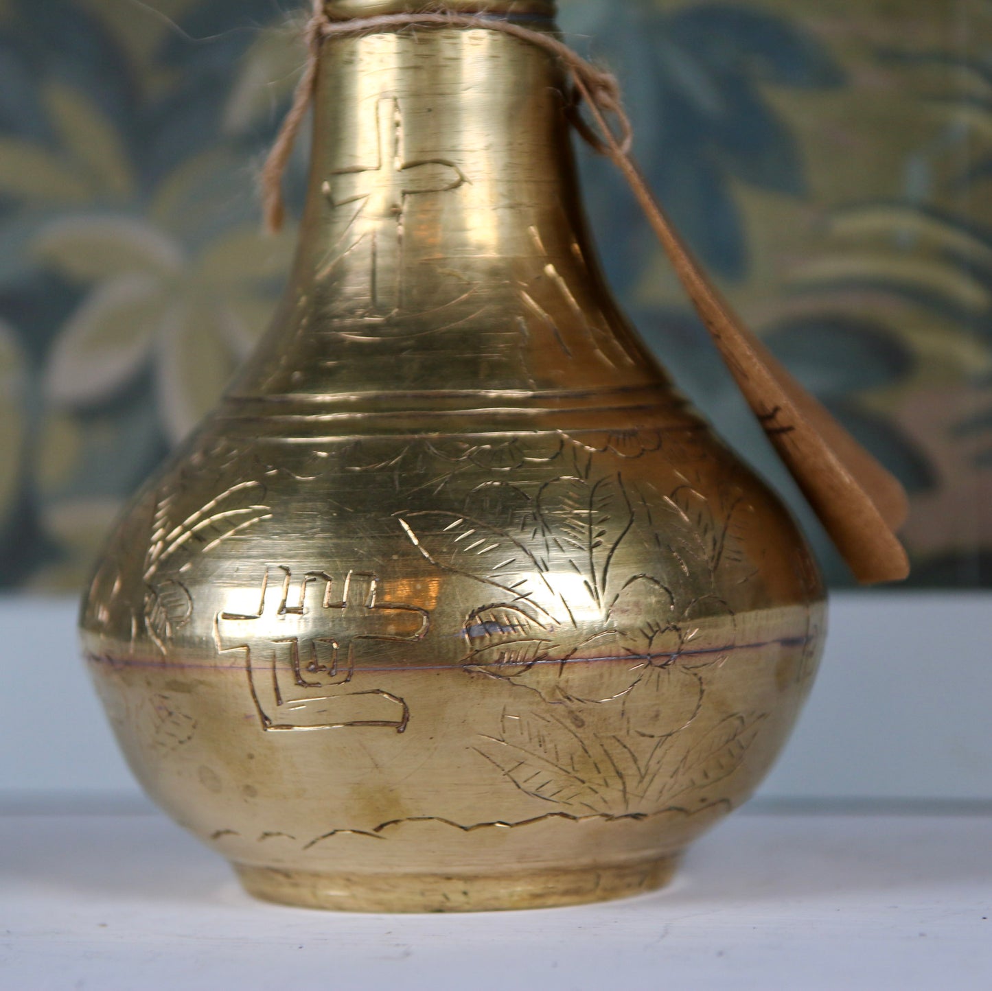 Curvy Brass Vase
