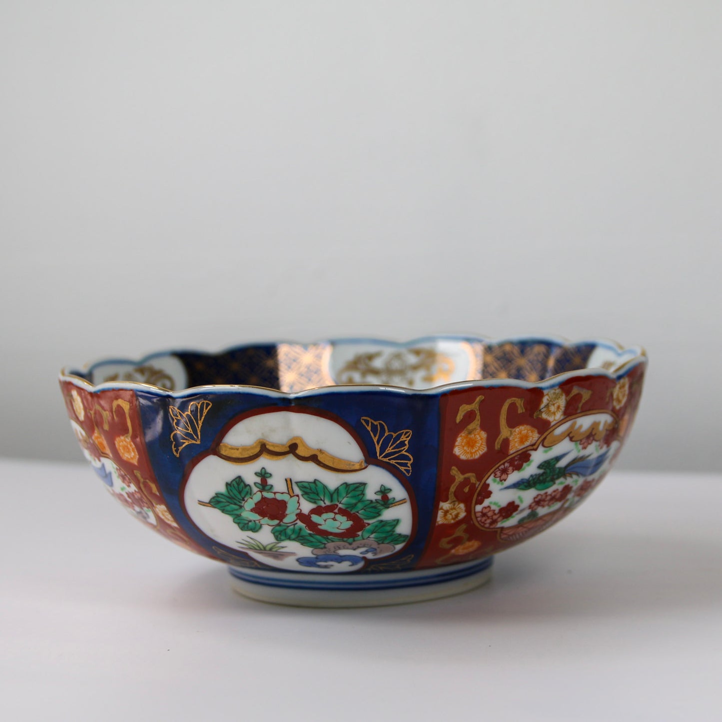 Gold Imari Hand-Painted Bowl
