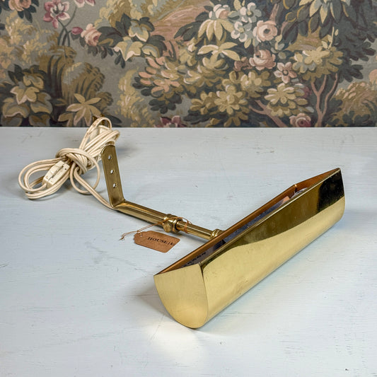 Vintage Brass Plug-In Picture Light