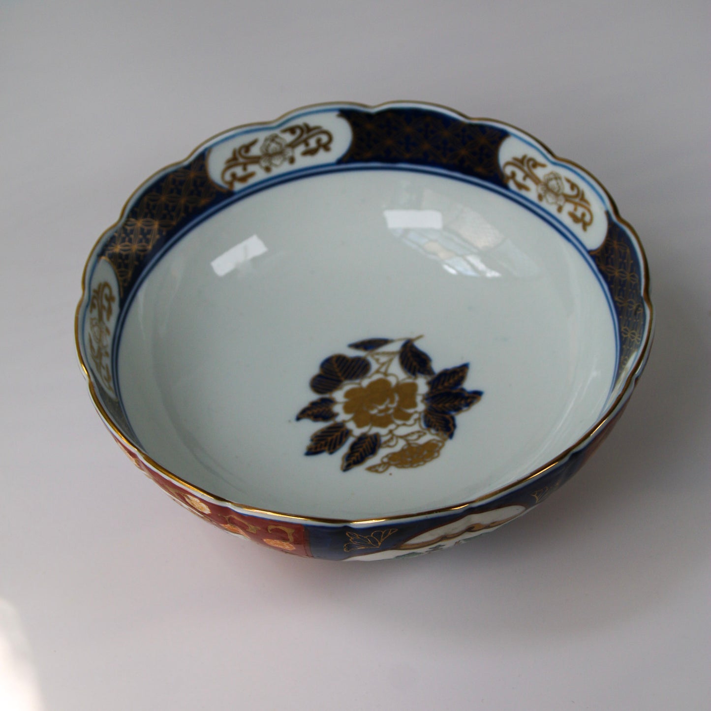 Gold Imari Hand-Painted Bowl