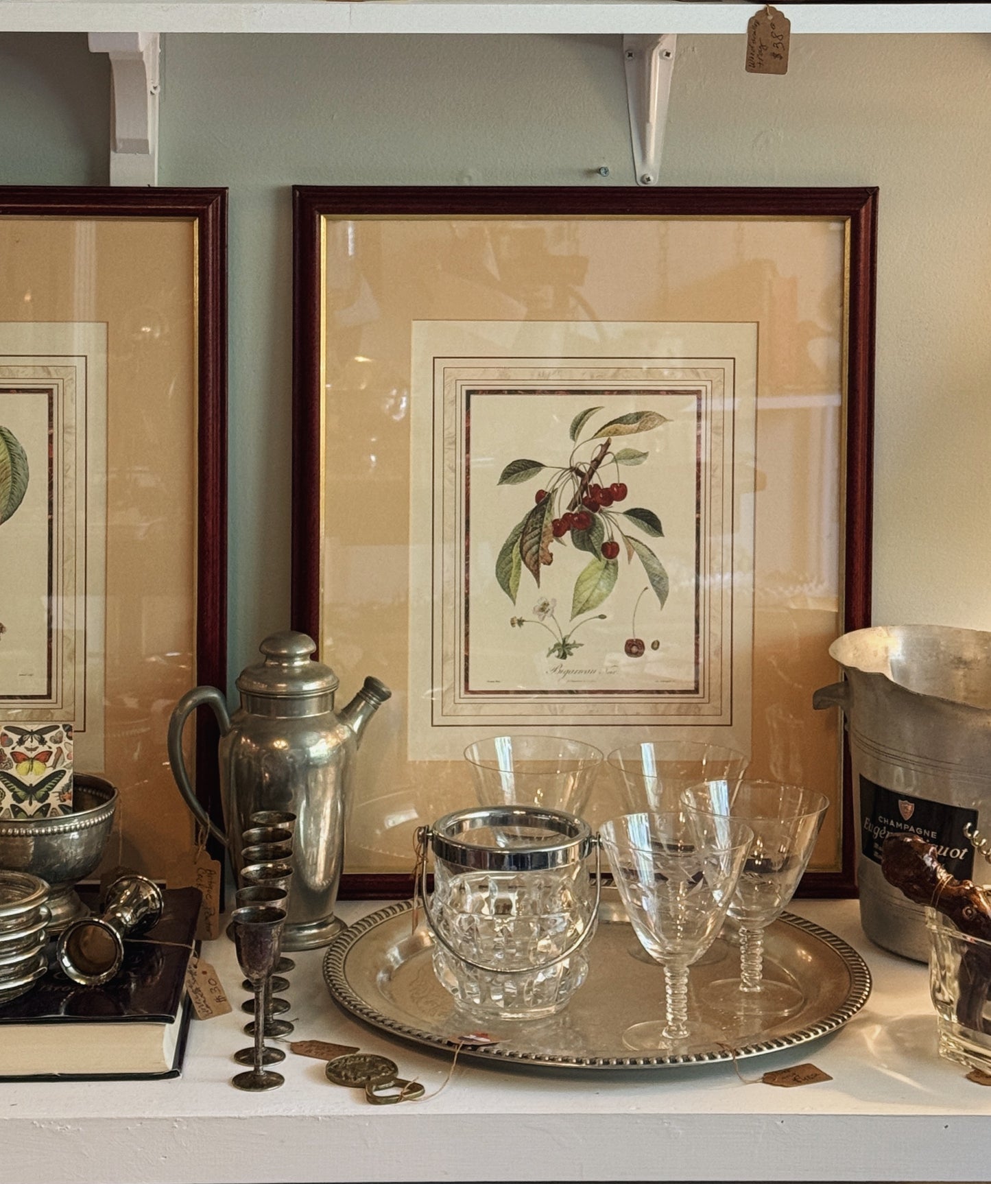 Vintage Framed Cherries