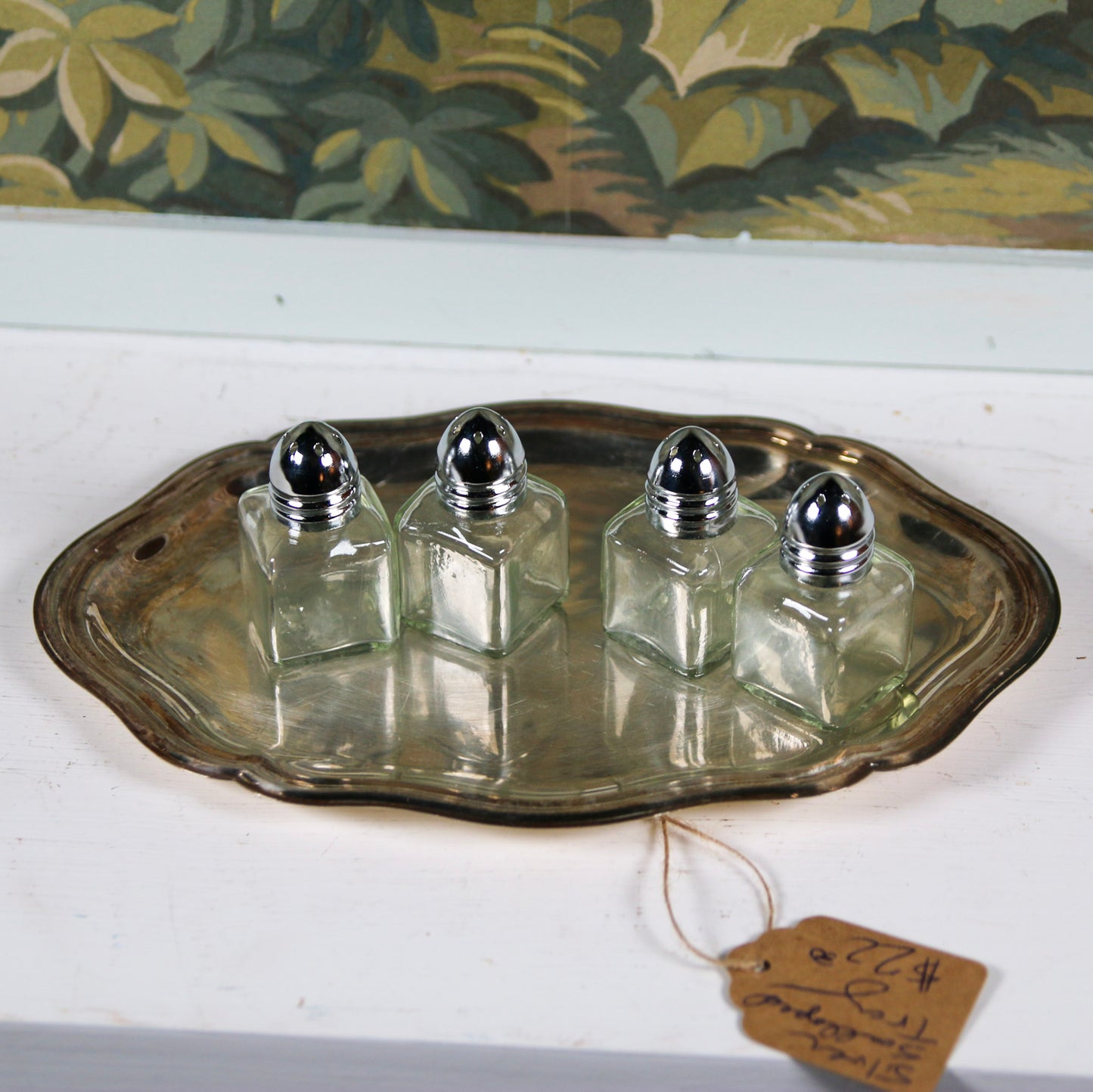 Silver Scalloped Tray